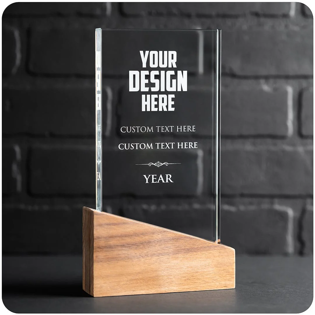 9.5" Design Your Own Custom Denali Crystal Award