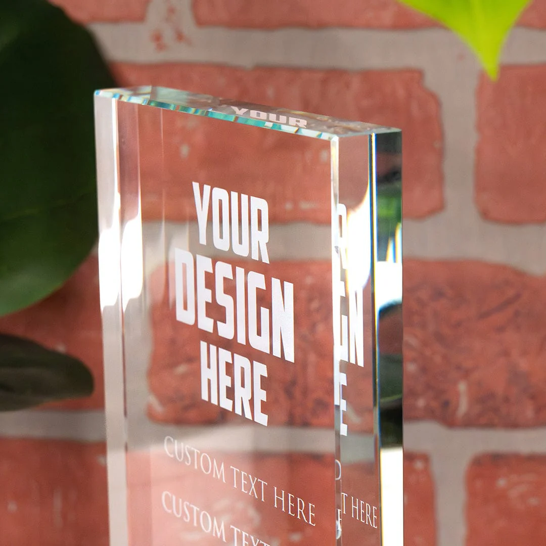 9.5" Design Your Own Custom Denali Crystal Award - Image 4