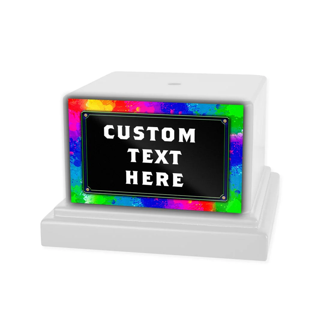 Design Your Own Name Plate for Mini Square Base