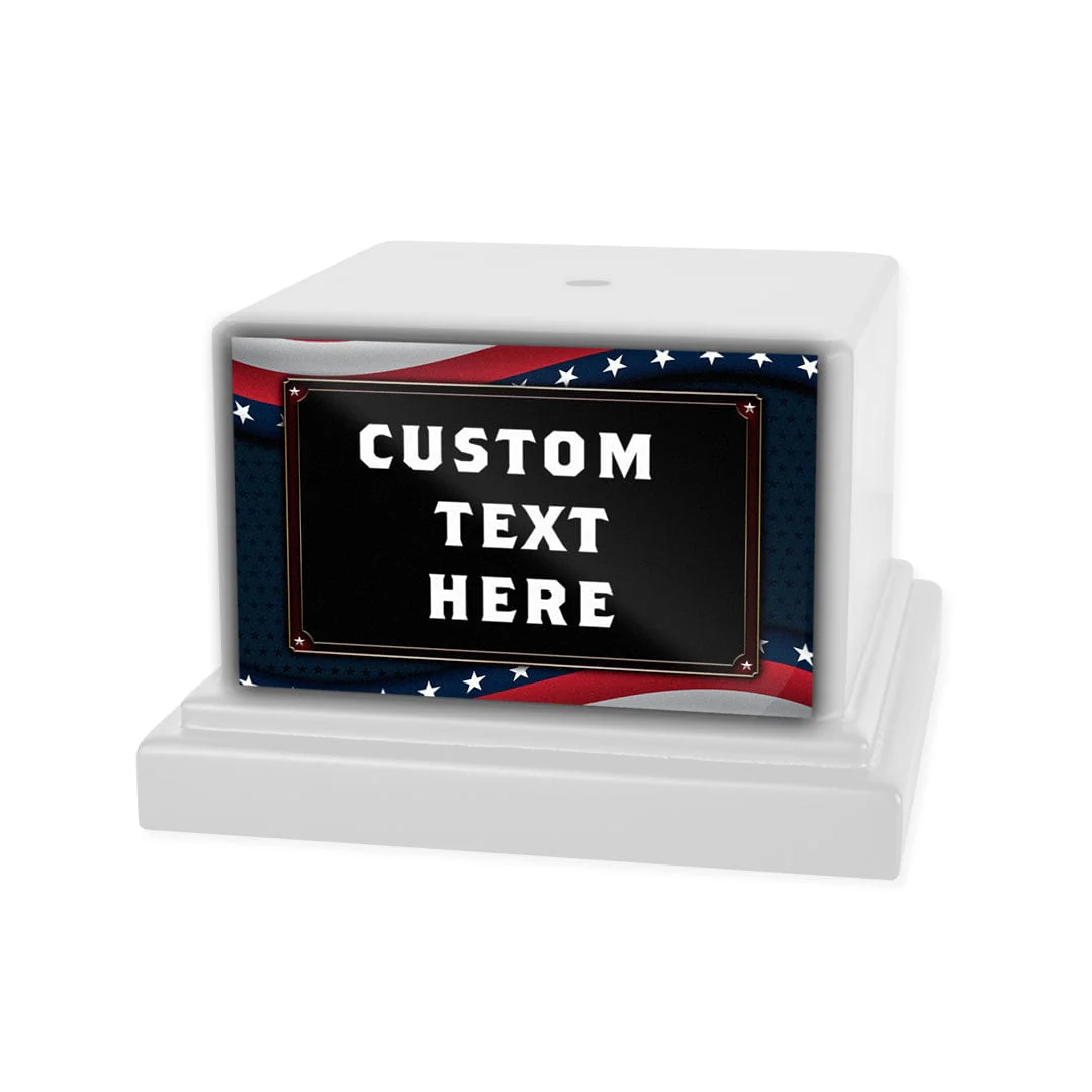 Design Your Own Name Plate for Mini Square Base - Image 2