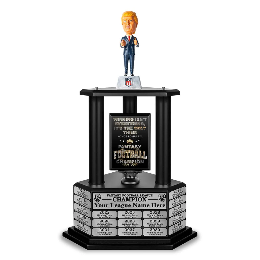 26"-36" El Presidente Perpetual Fantasy Football Trophy - Image 17