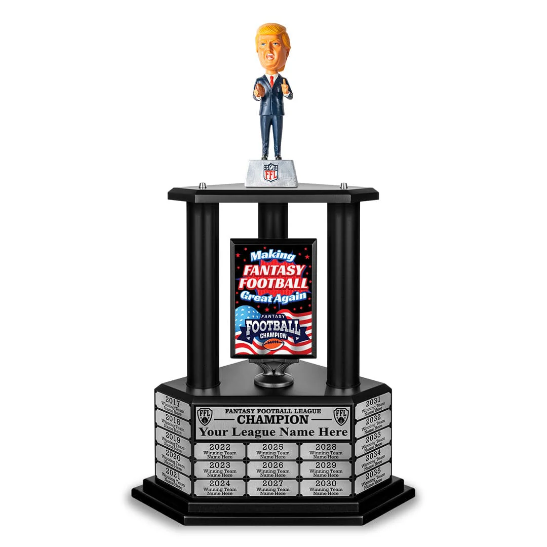 26"-36" El Presidente Perpetual Fantasy Football Trophy - Image 19
