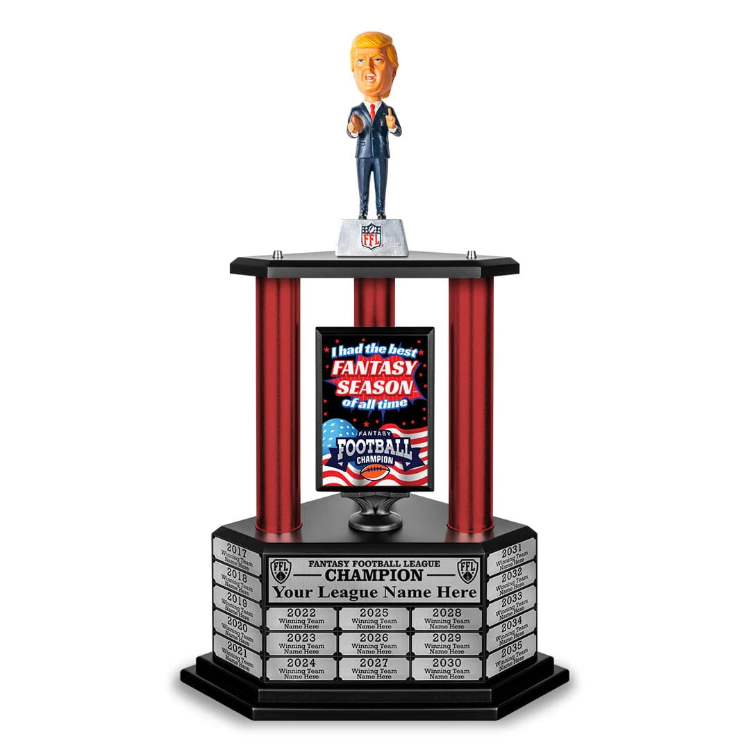 26"-36" El Presidente Perpetual Fantasy Football Trophy - Image 2