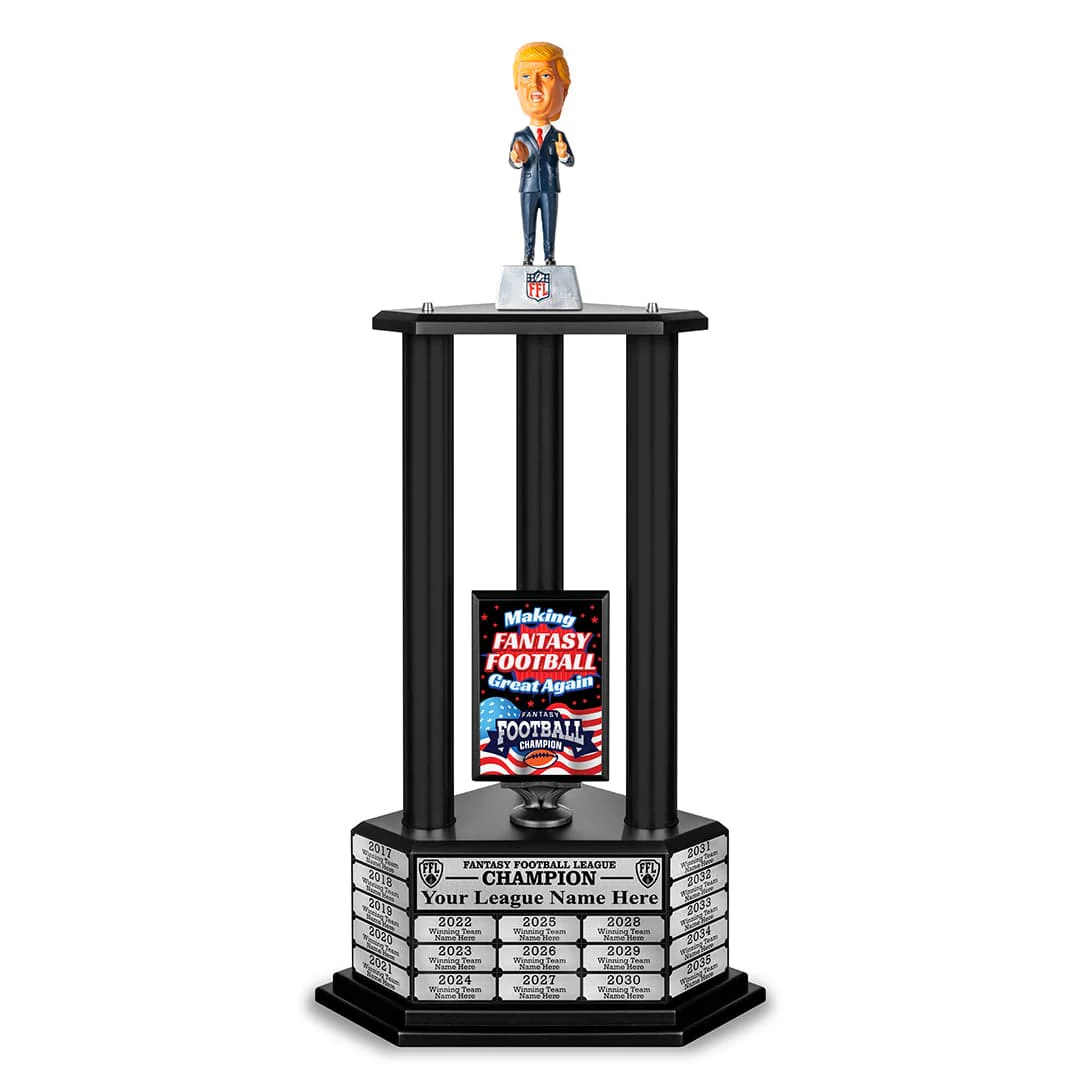26"-36" El Presidente Perpetual Fantasy Football Trophy - Image 24
