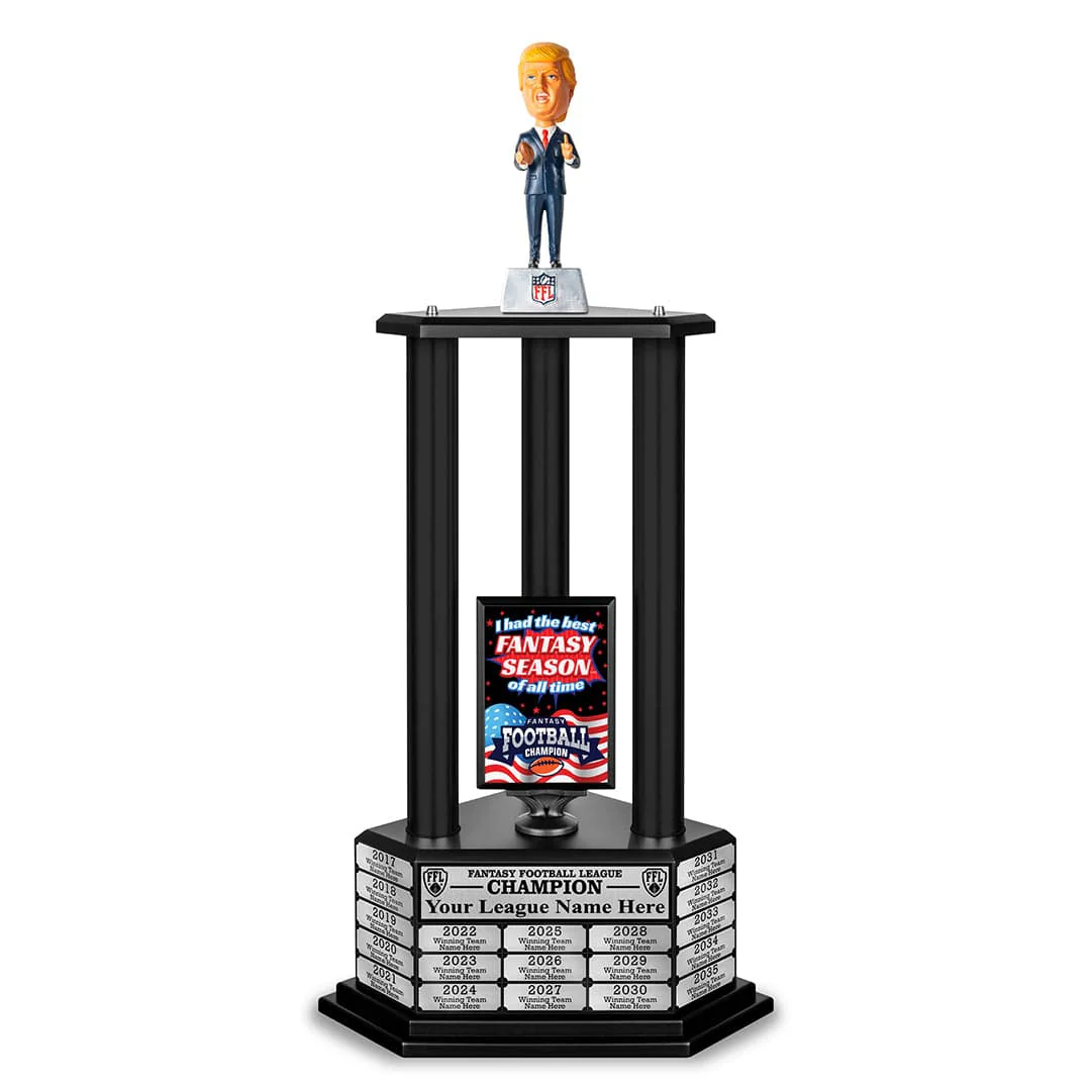 26"-36" El Presidente Perpetual Fantasy Football Trophy - Image 25