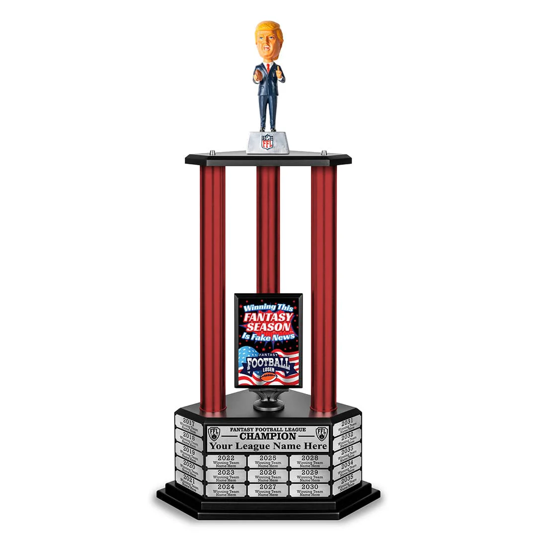 26"-36" El Presidente Perpetual Fantasy Football Trophy - Image 34