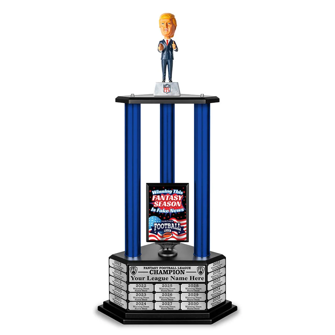 26"-36" El Presidente Perpetual Fantasy Football Trophy - Image 40