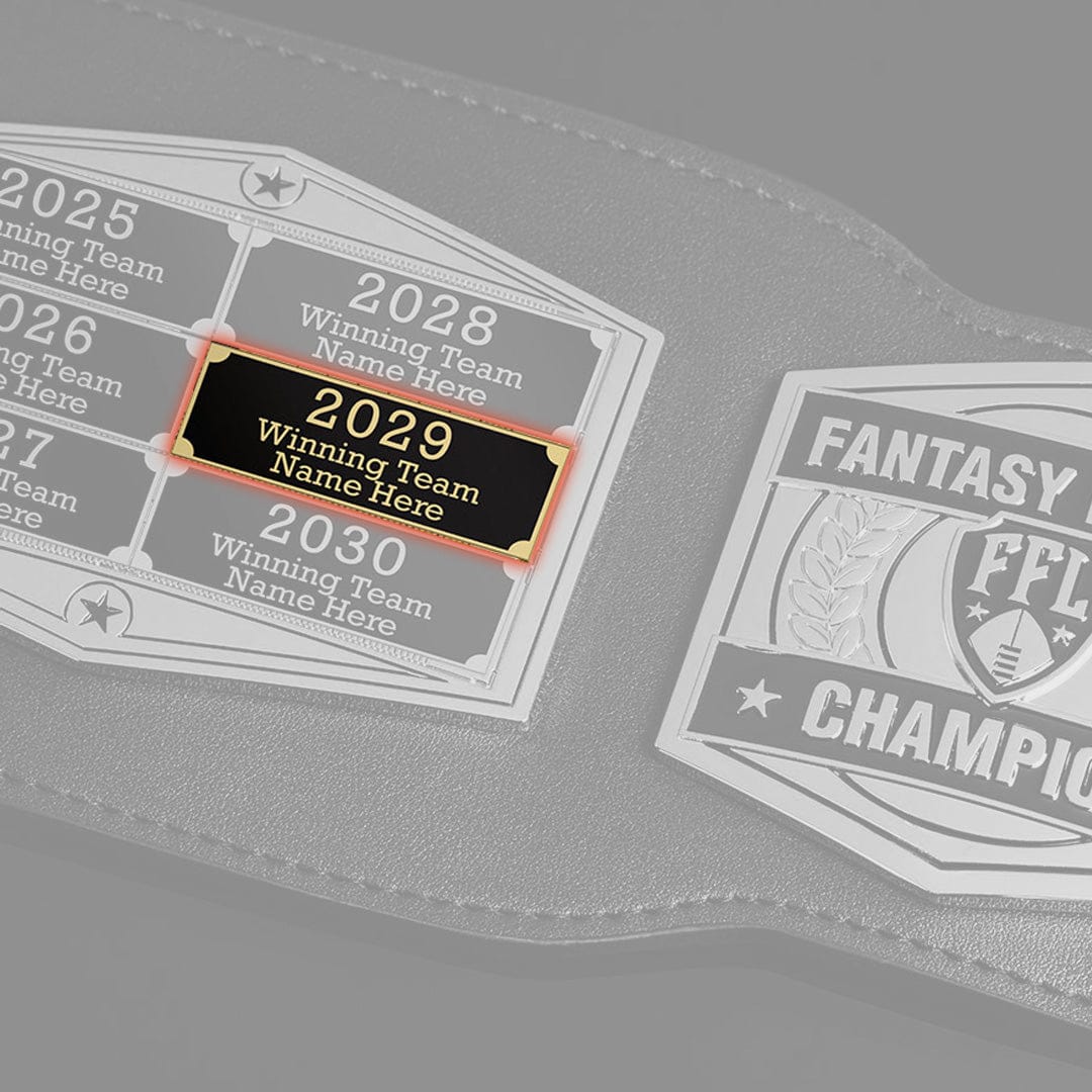 Engraved Name Plate - Black/Gold - Image 3