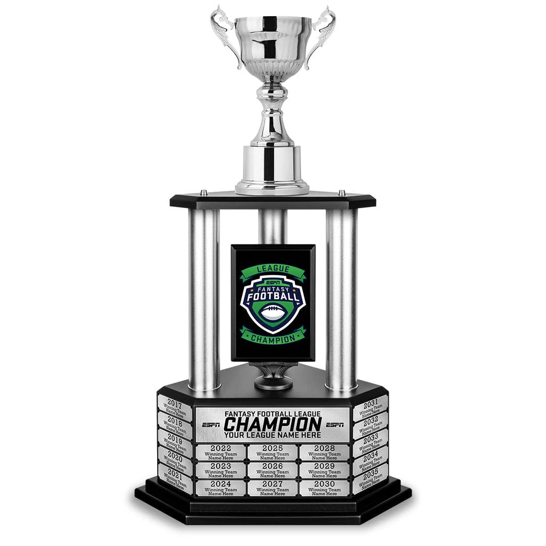 Perpetual ESPN Fantasy Football Championship Trophy