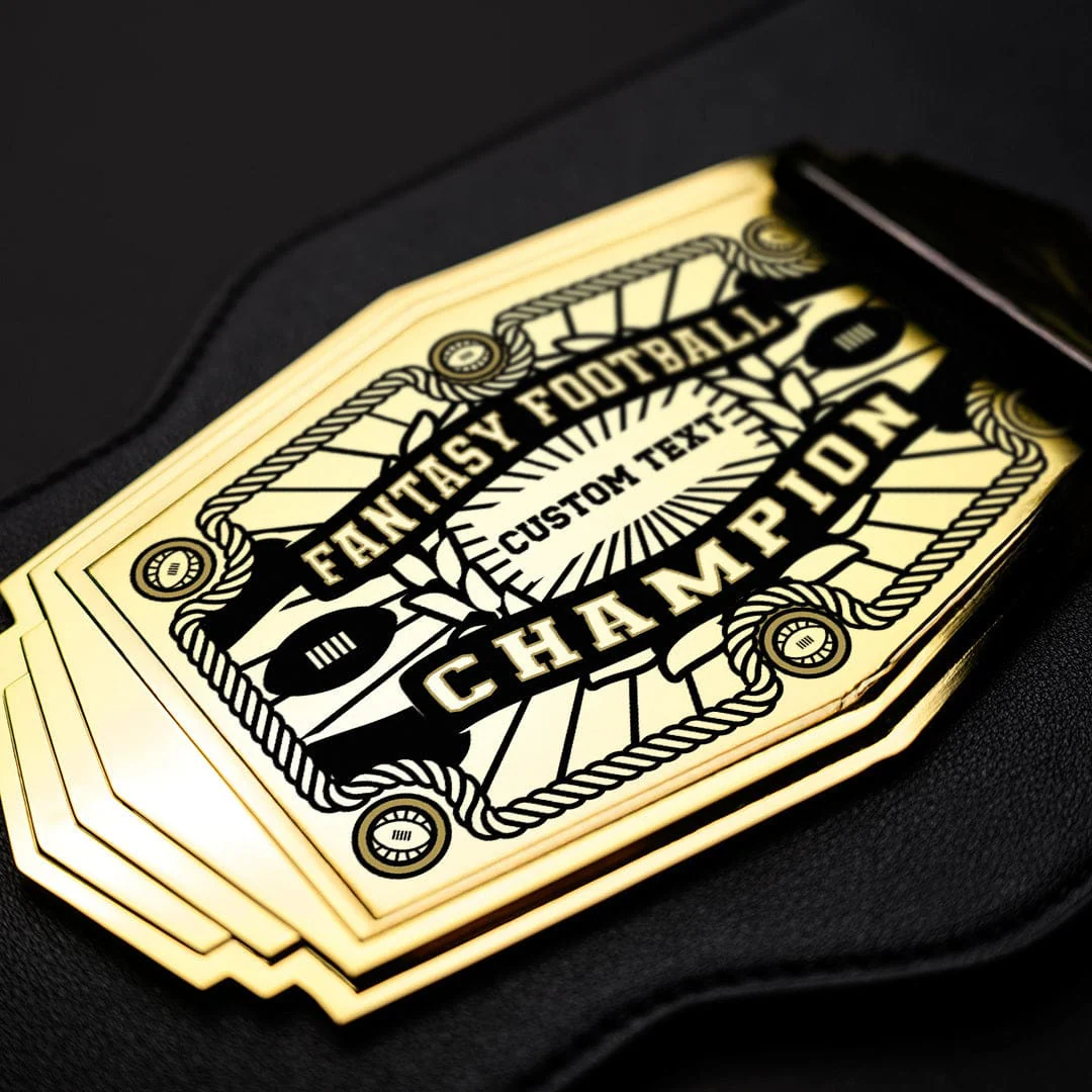 Fantasy Football 6lb Custom Championship Belt - Image 3