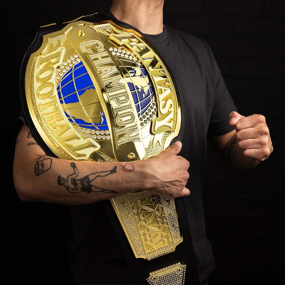 Fantasy Football 8lb Blinged-Out Championship Belt - Image 2