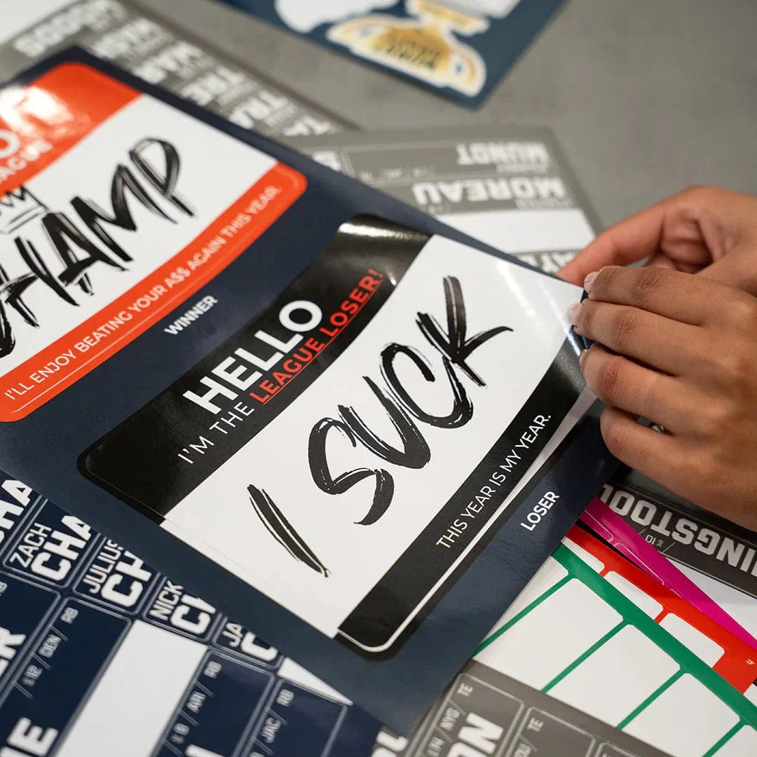 2026 Fantasy Football Draft Board Kit - 12, 10, 8 team - Image 16