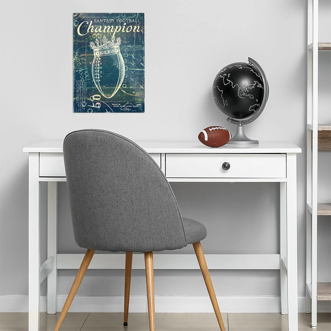 Fantasy Football Patent Blueprint - Metal Wall Art - Image 4