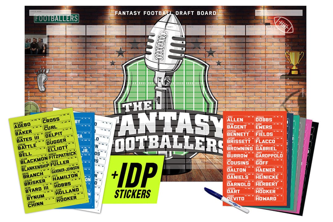 2026 Fantasy Footballers Draft Board Kit - 12, 10, 8 Team - Image 5