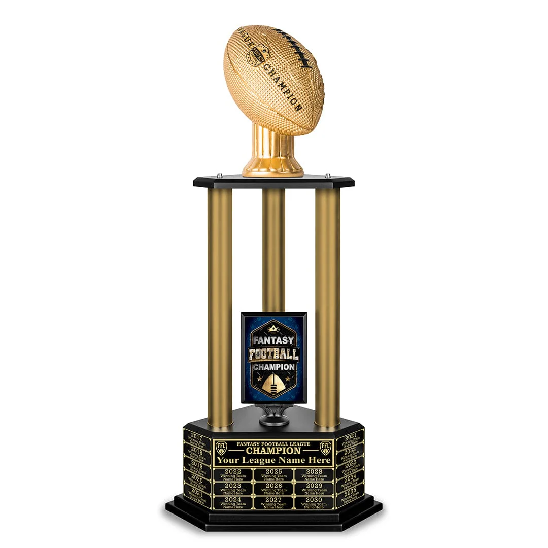 FootballGuys 26”-36” Fantasy Football Perpetual Trophy - Image 4