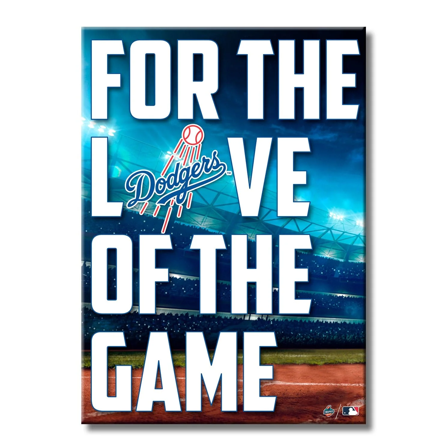 For The Love Of The Game - Metal Wall Art