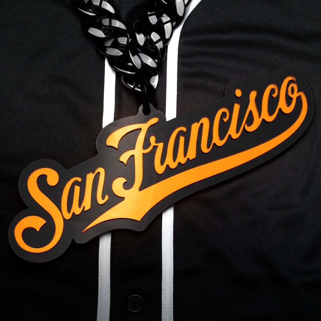San Francisco Giants Script Logo MLB Chromatic Turnover Chain - Image 2