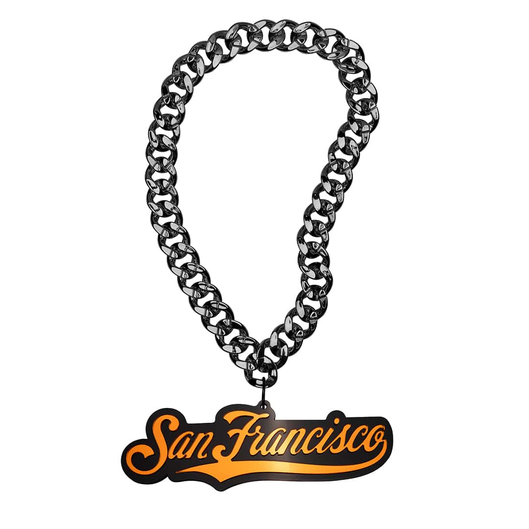 San Francisco Giants Script Logo MLB Chromatic Turnover Chain - Image 3