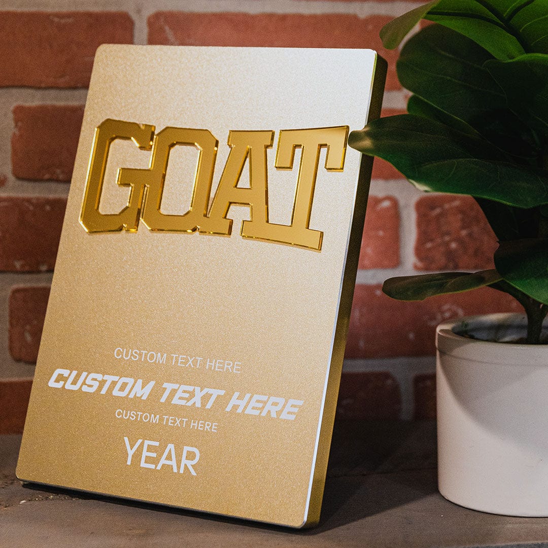 11" GOAT Custom Metal Plaque - Image 2