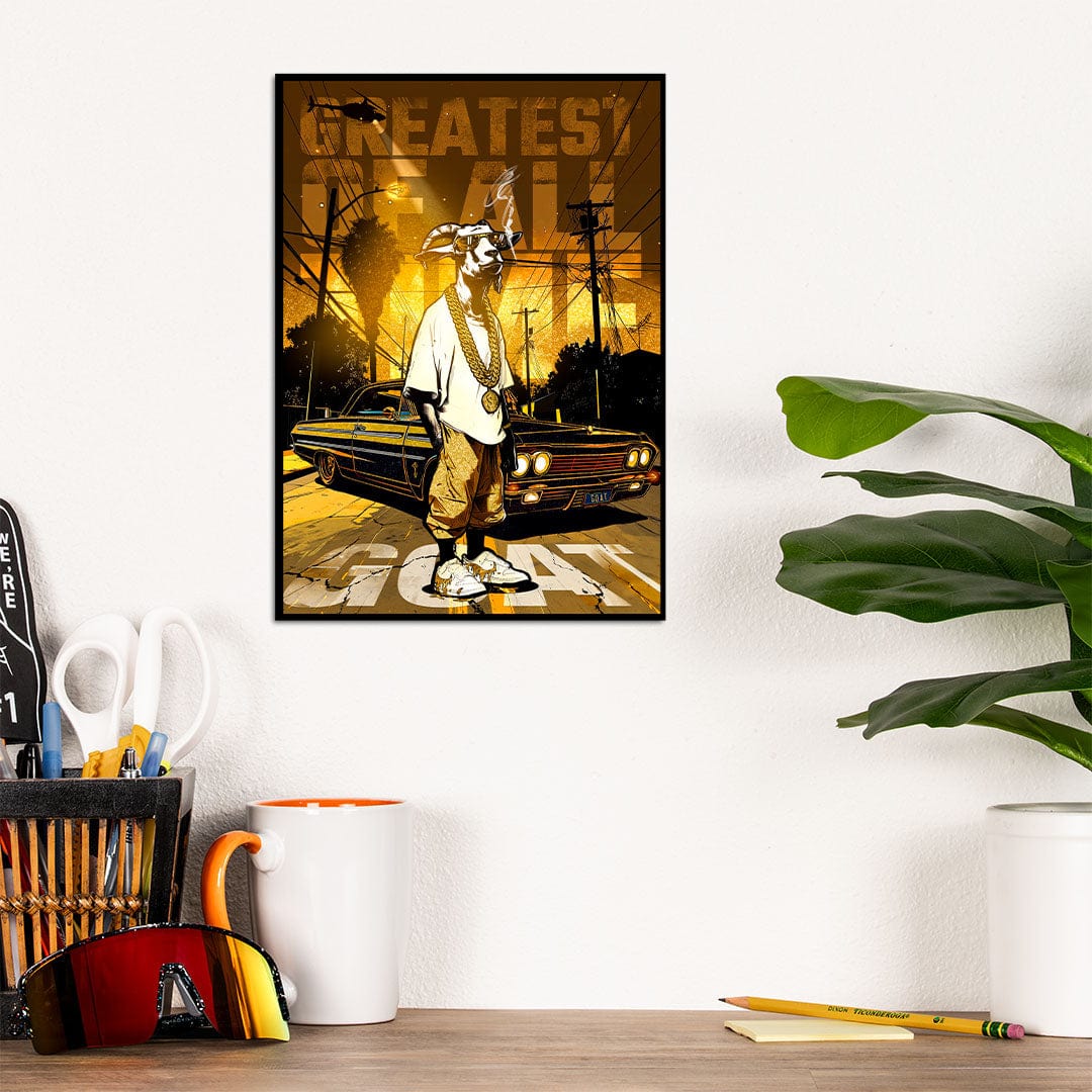 GOAT King - Metal Wall Art - Image 8