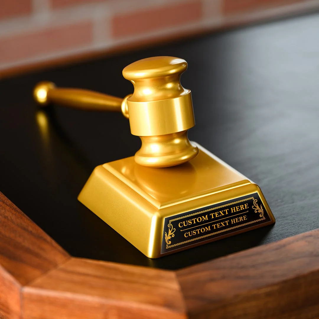 Golden Commissioner's Gavel - Image 3