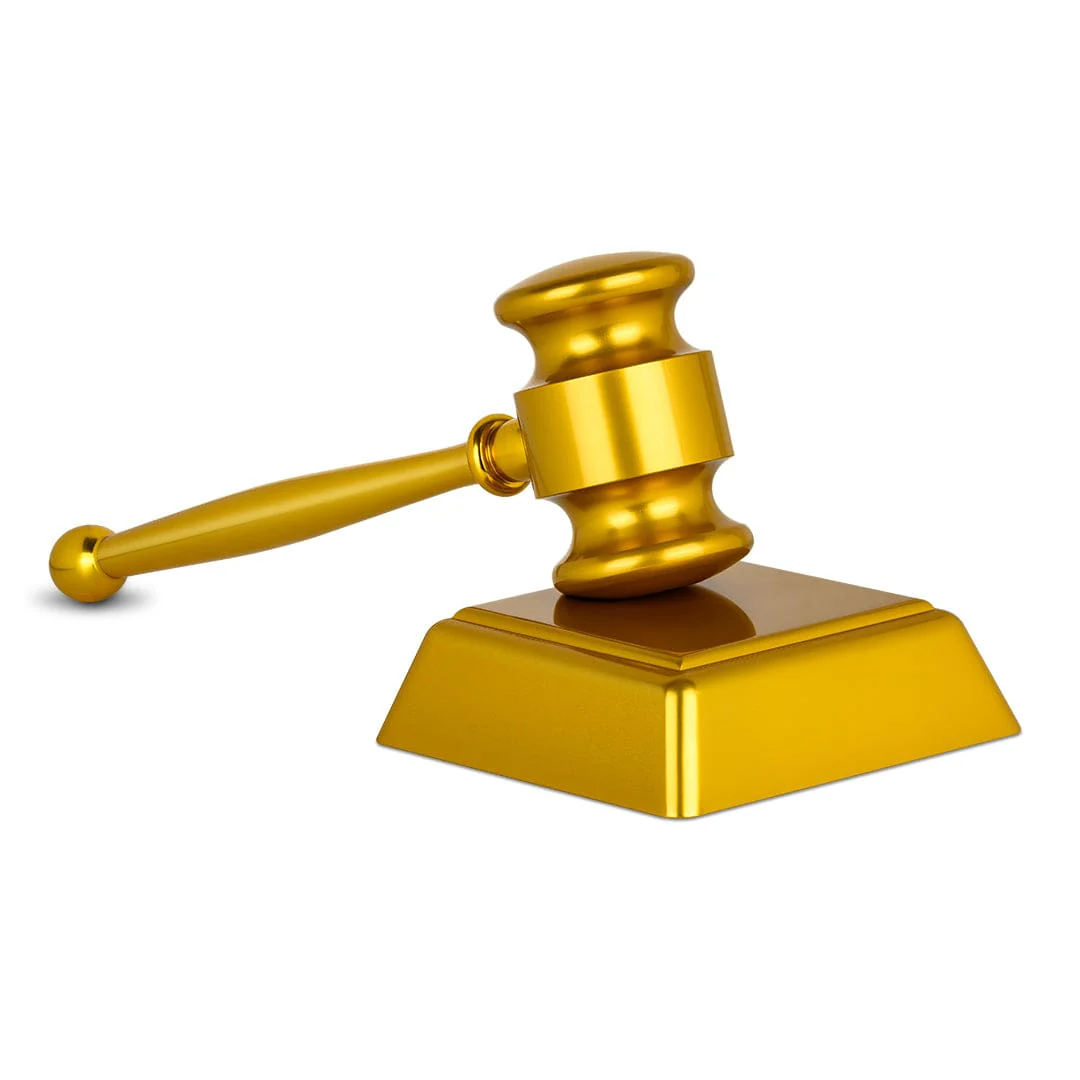 Golden Commissioner's Gavel - Image 4