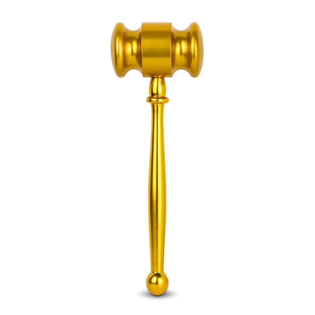 Golden Commissioner's Gavel - Image 5