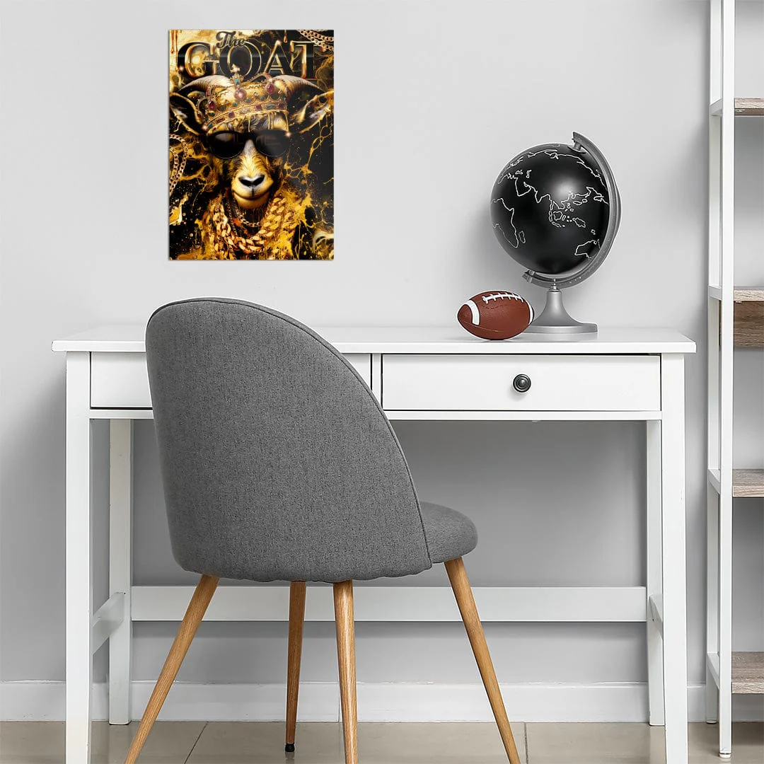 Golden GOAT - Metal Wall Art - Image 5