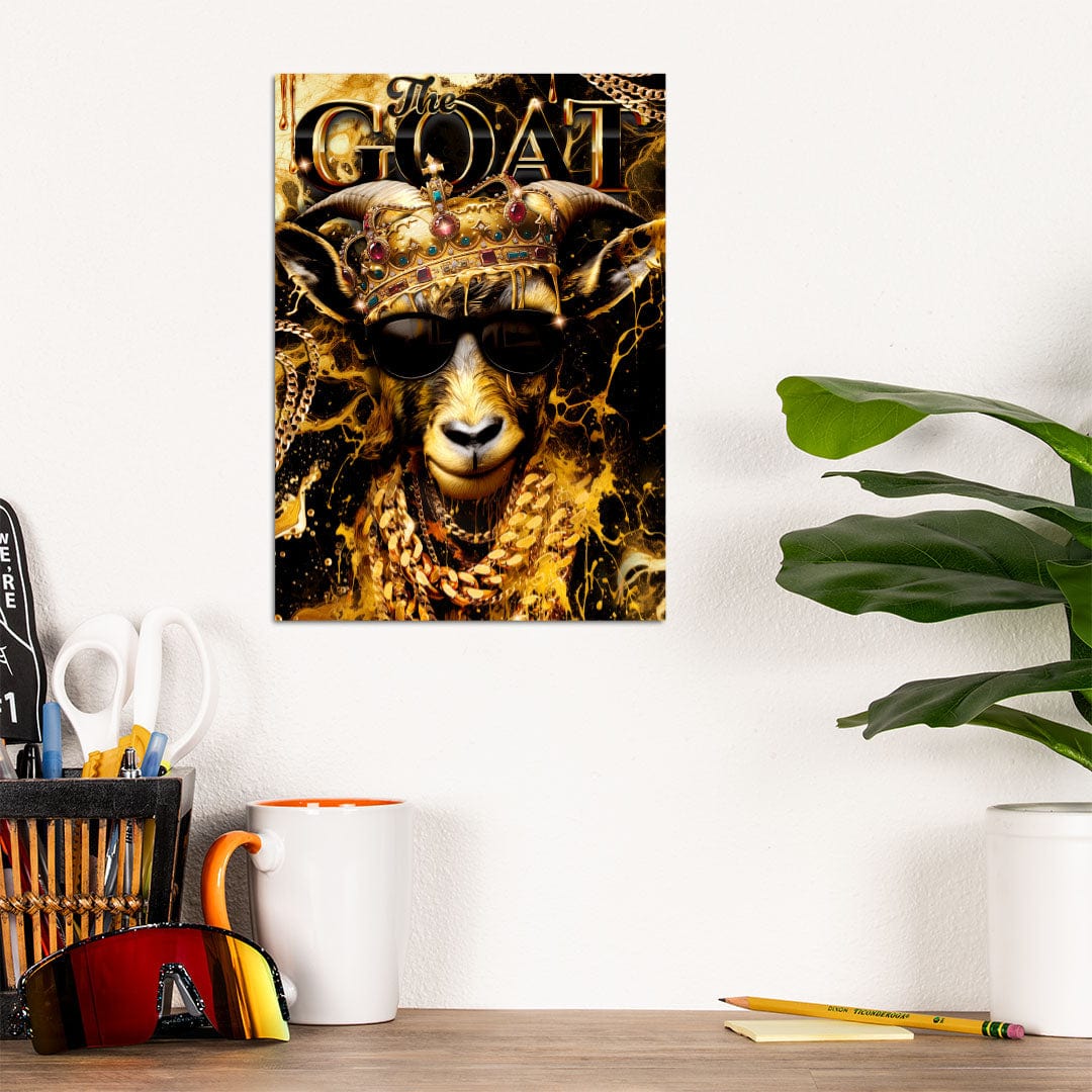 Golden GOAT - Metal Wall Art - Image 8