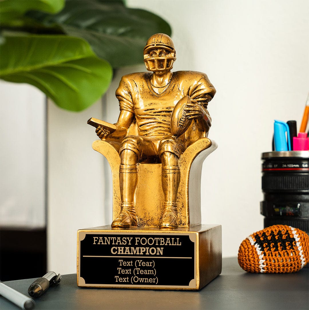 Golden Player Fantasy Football Trophy - Image 2