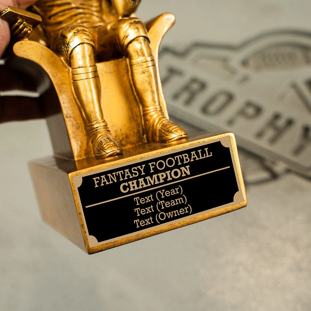 Golden Player Fantasy Football Trophy - Image 3