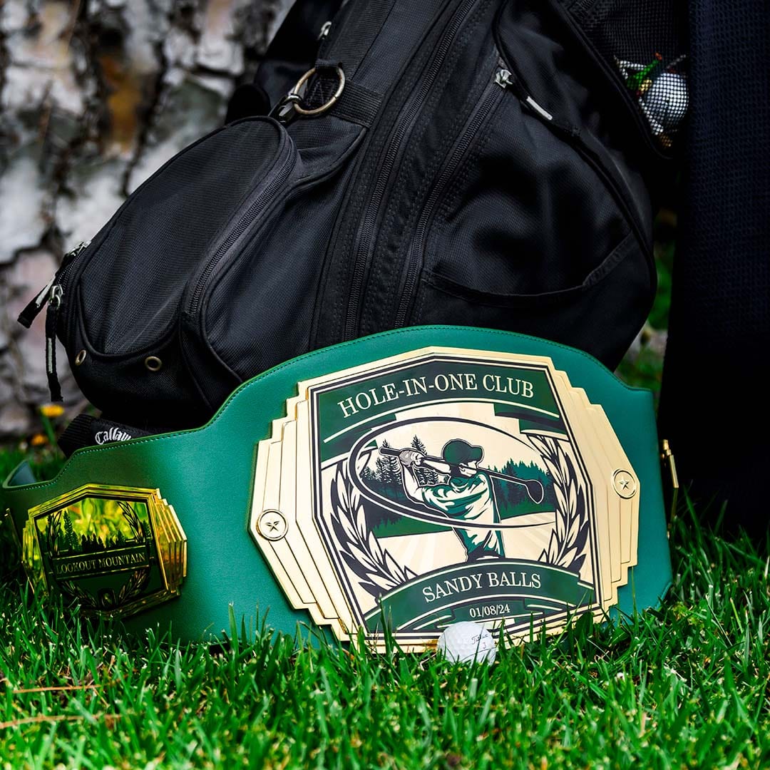 Golfer 6lb Custom Golf Championship Belt - Image 4