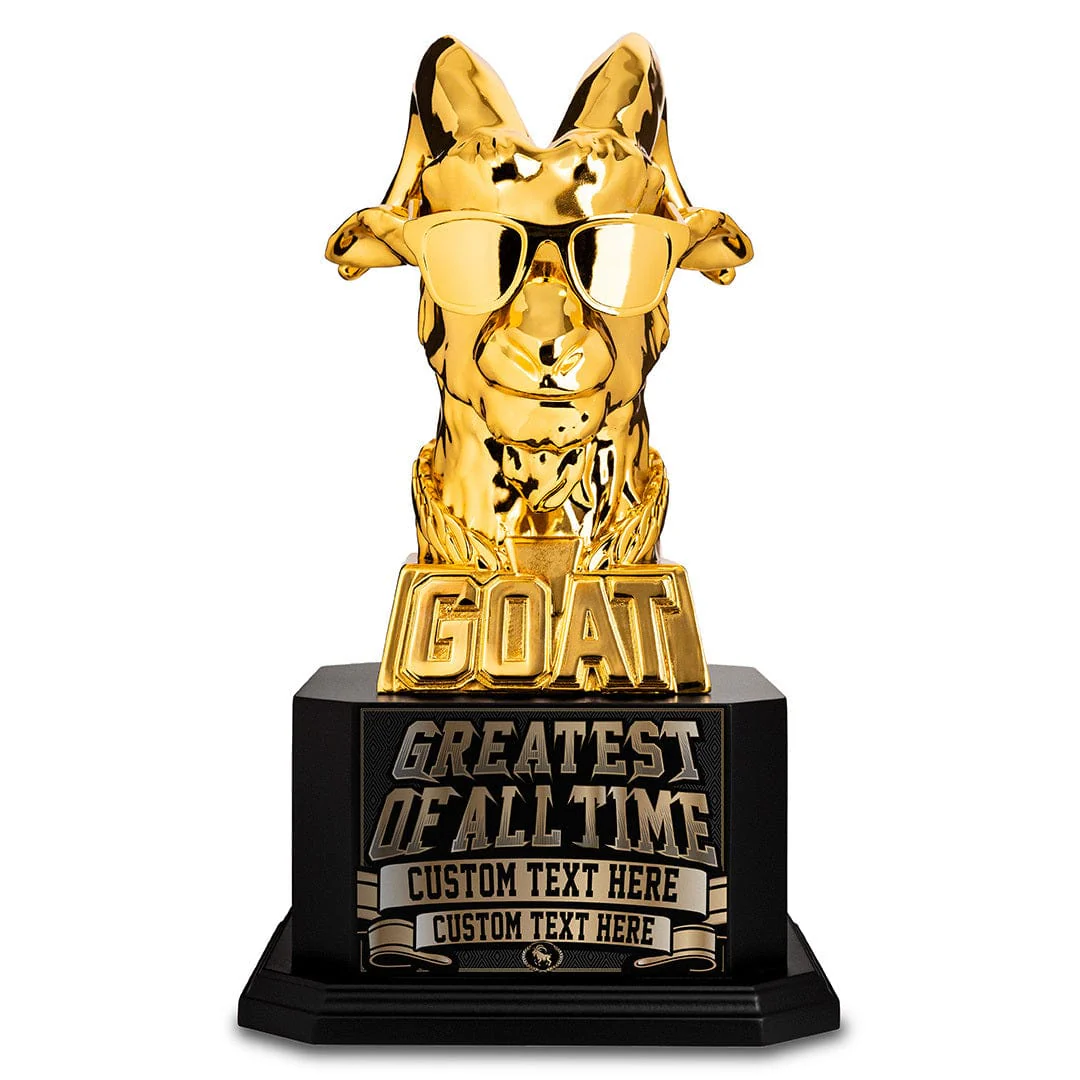 Greatest of All Time GOAT Custom Trophy - Image 5