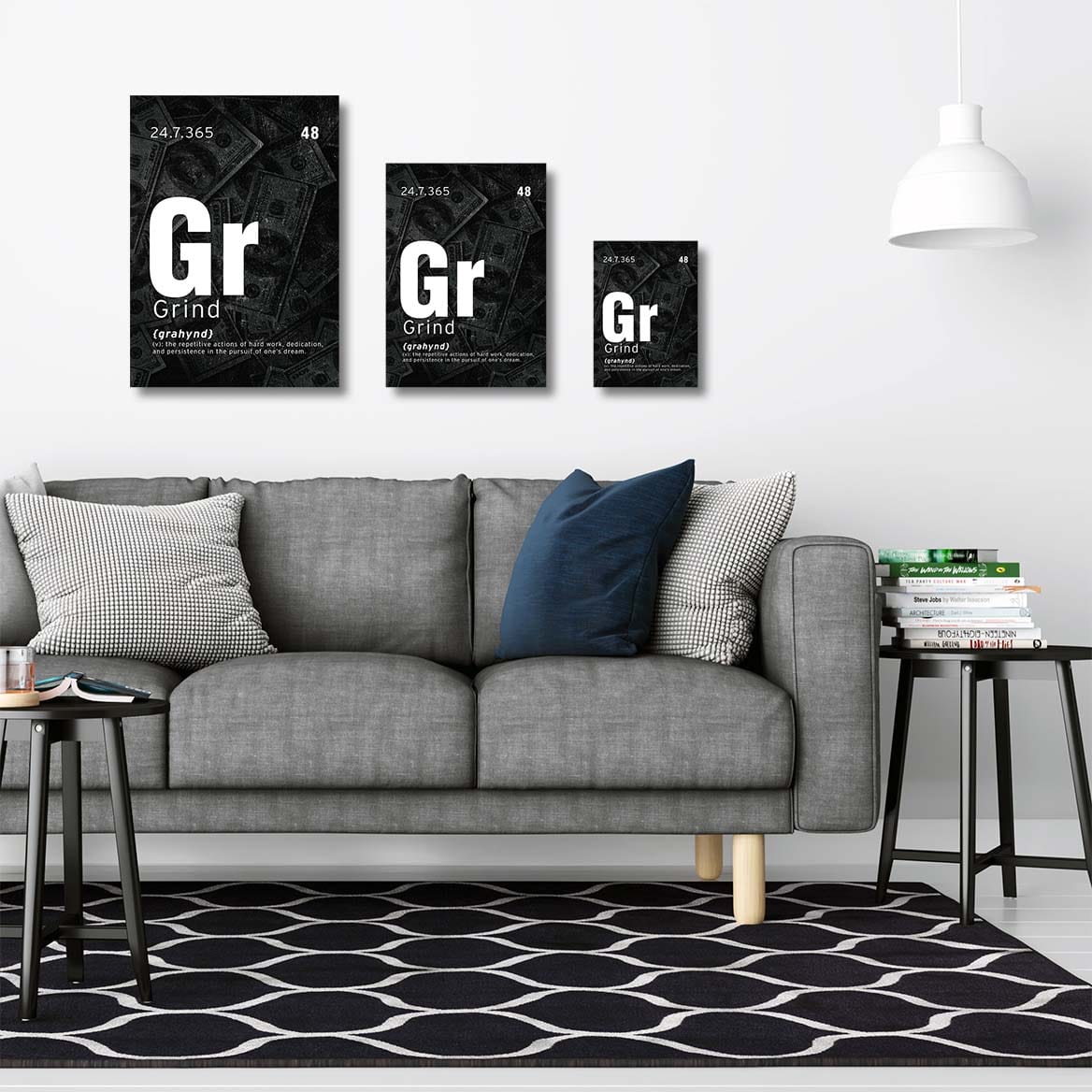 Grind - Motivational Metal Wall Art - Image 2