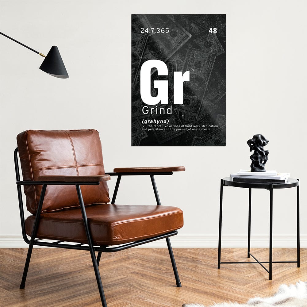 Grind - Motivational Metal Wall Art - Image 4