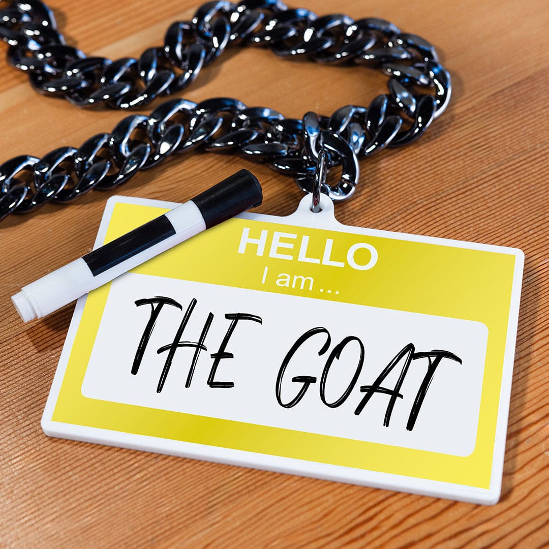 "Hello I Am" Customizable Dry Erase Acrylic Chain - Image 4