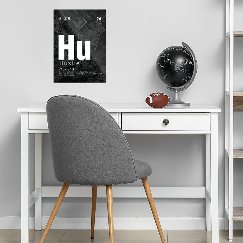 Hustle - Motivational Metal Wall Art - Image 6