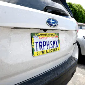 Loser Fantasy Football License Plate Frame - Image 4