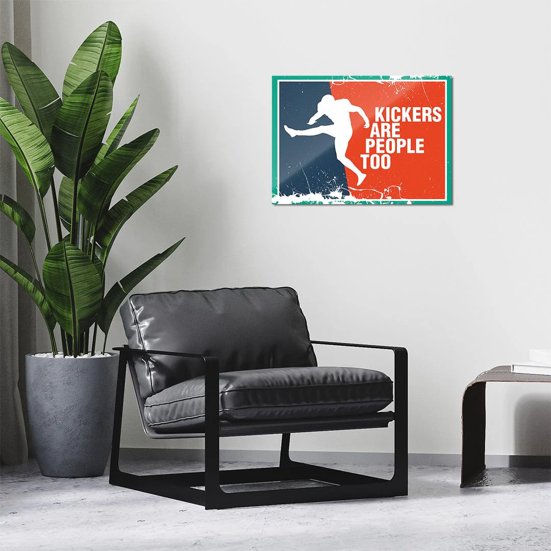 Kickers Are People Too TrophySmack Theme - Metal Wall Art - Image 3