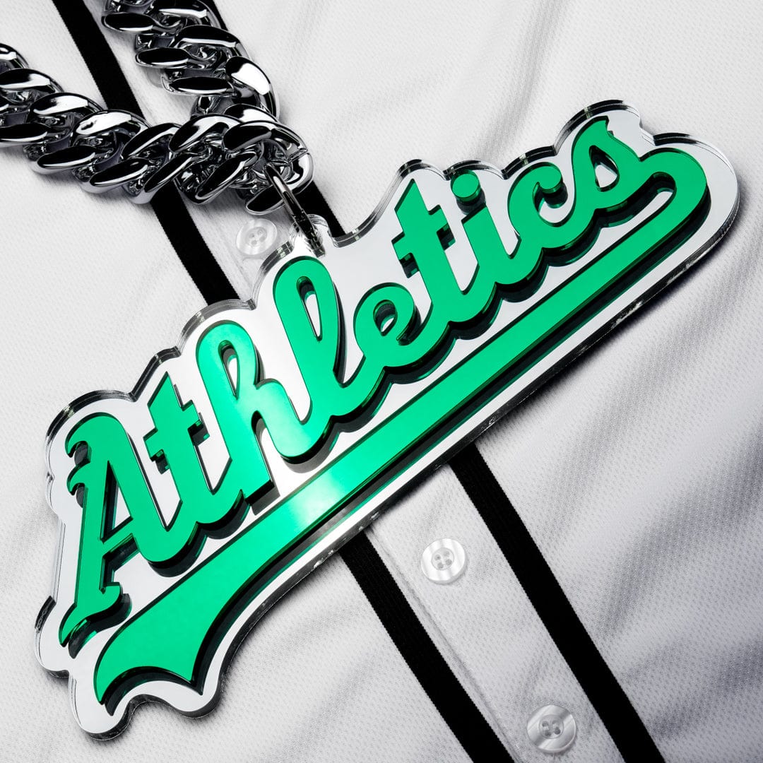 Las Vegas Athletics Script Logo MLB Chromatic Turnover Chain - Image 2