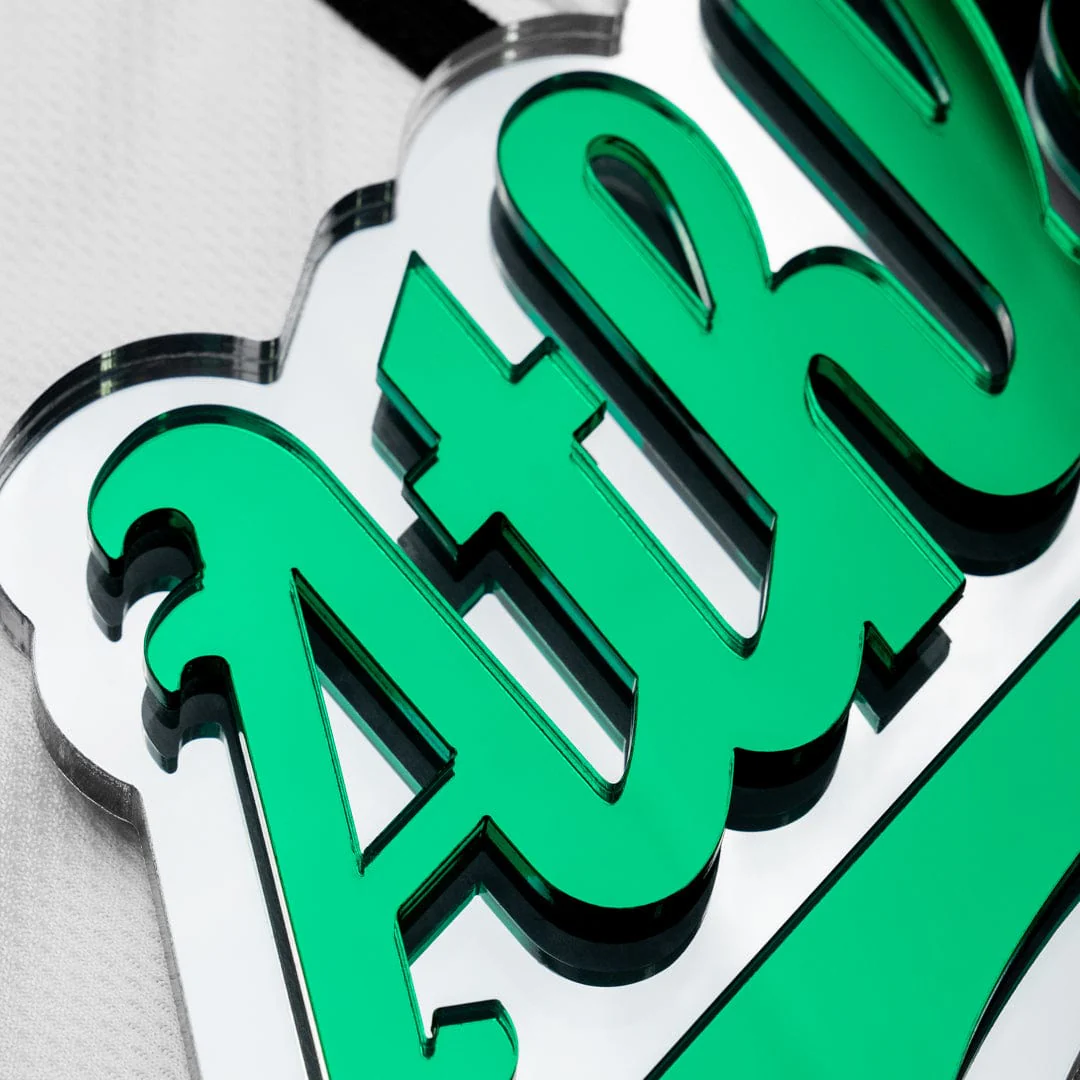 Las Vegas Athletics Script Logo MLB Chromatic Turnover Chain - Image 4