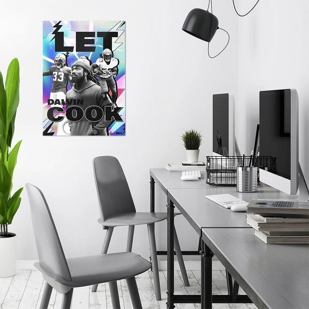 Let Dalvin Cook - Metal Wall Art - Image 2