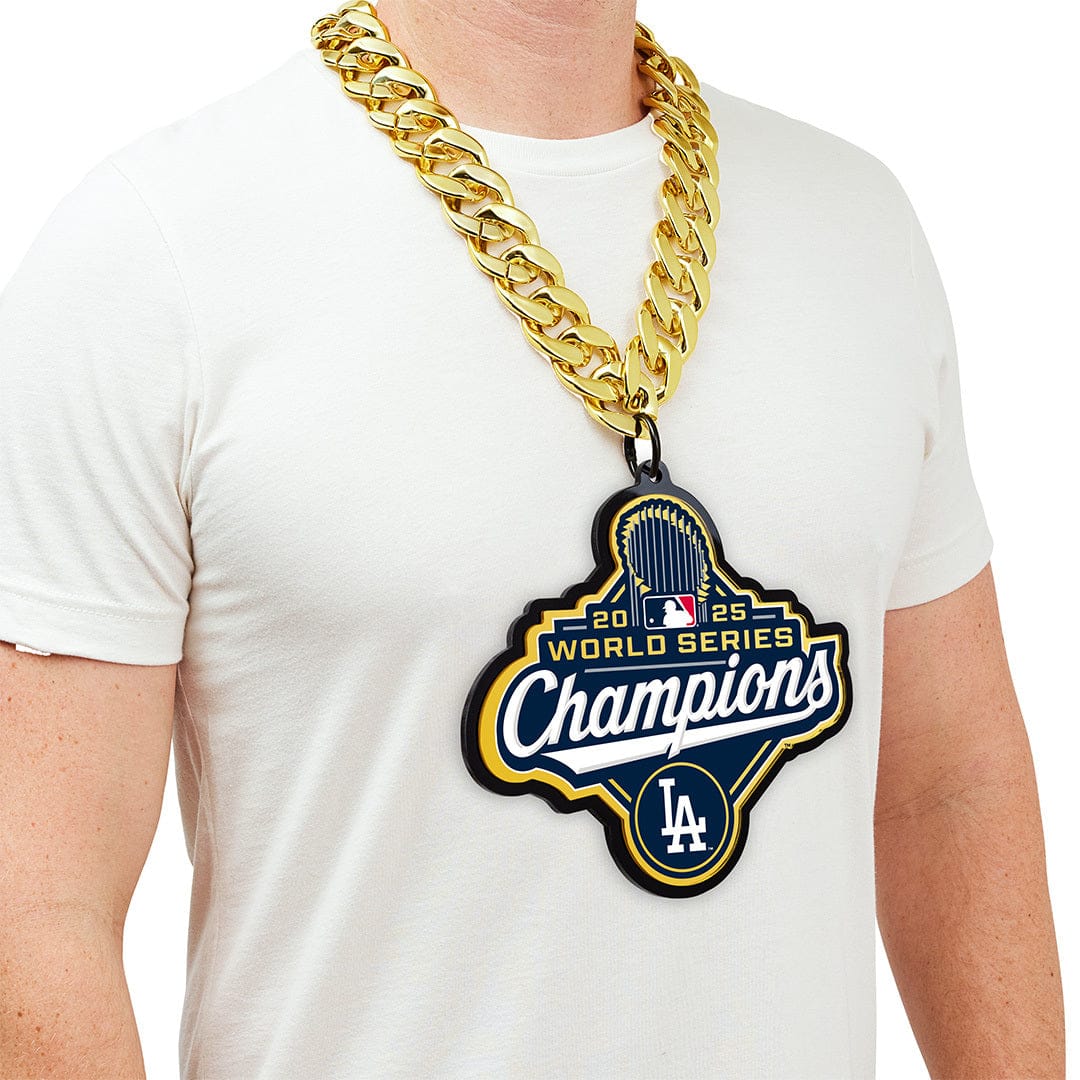 2025 Los Angeles Dodgers MLB World Series Champion Chromatic Turnover Chain