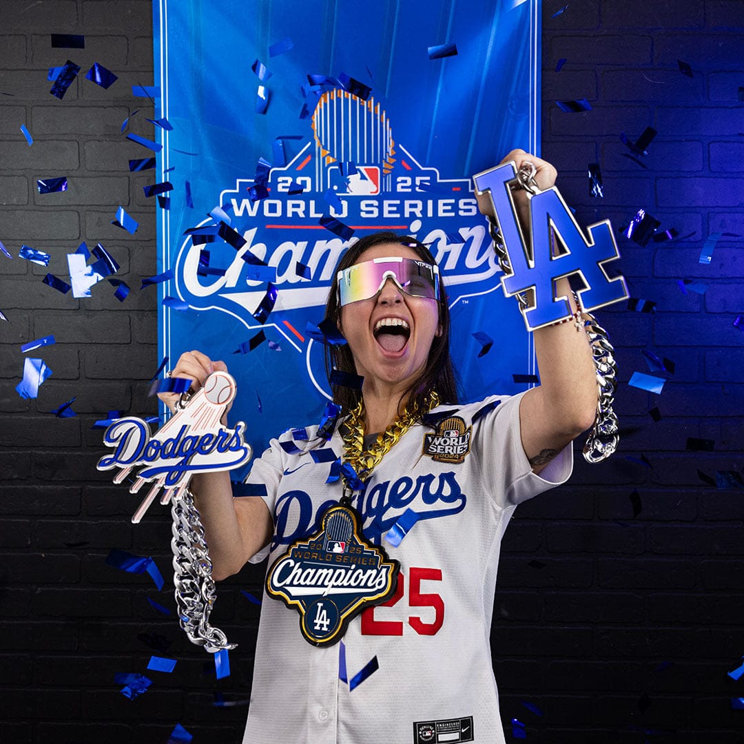 2025 Los Angeles Dodgers MLB World Series Champion Chromatic Turnover Chain - Image 5