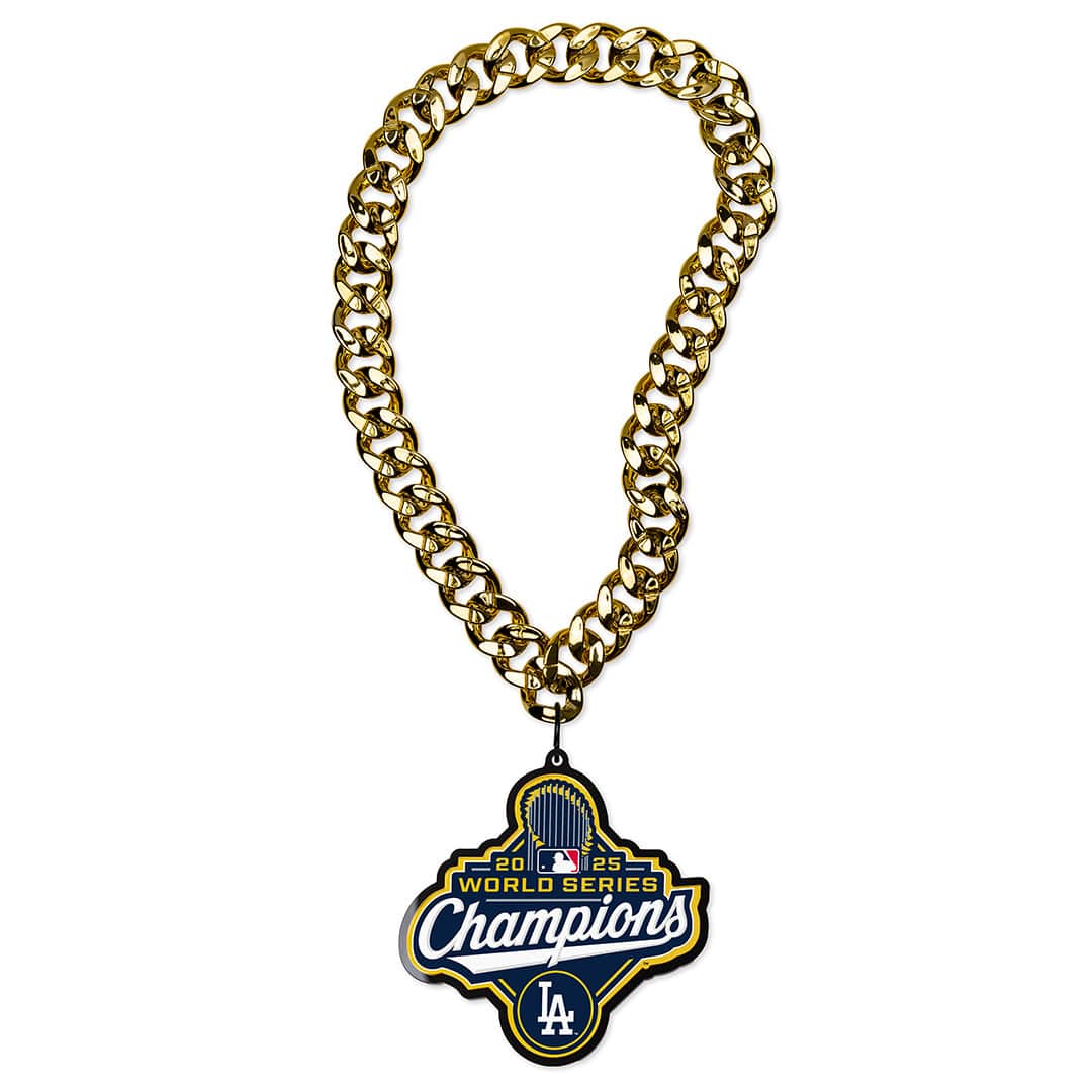 2025 Los Angeles Dodgers MLB World Series Champion Chromatic Turnover Chain - Image 6