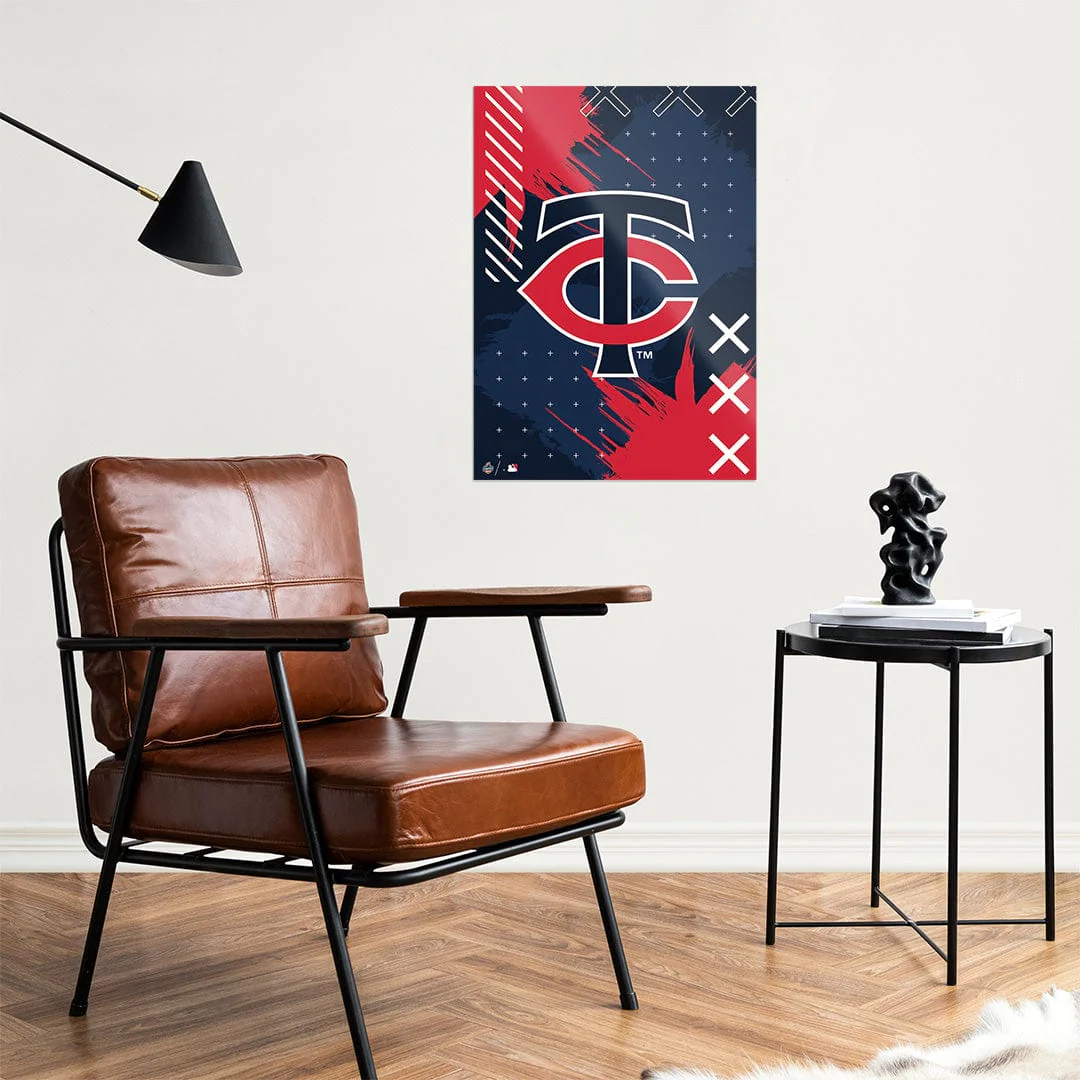 Minnesota Twins Stitch Logo - Metal Wall Art - Image 2