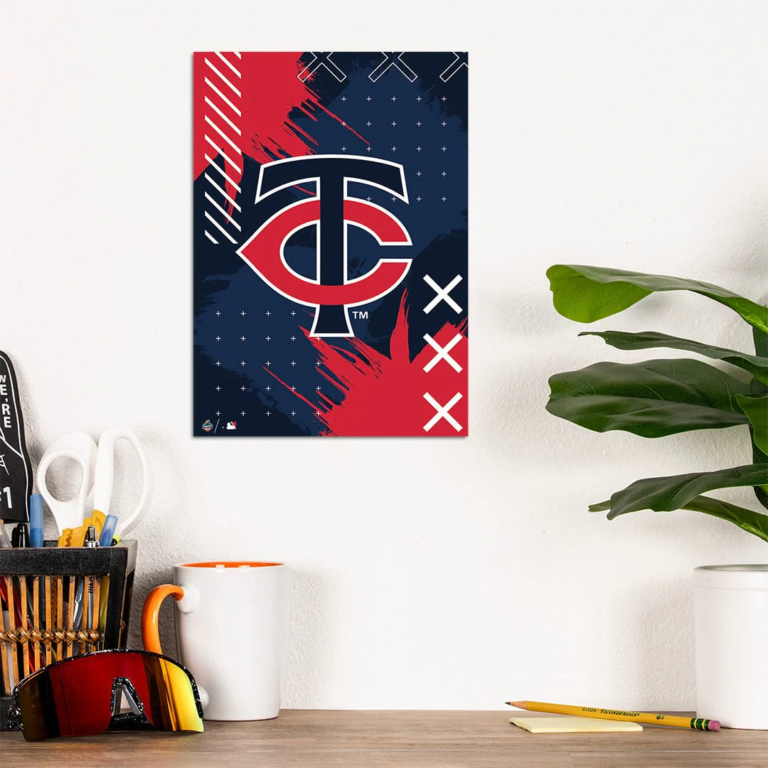 Minnesota Twins Stitch Logo - Metal Wall Art - Image 7