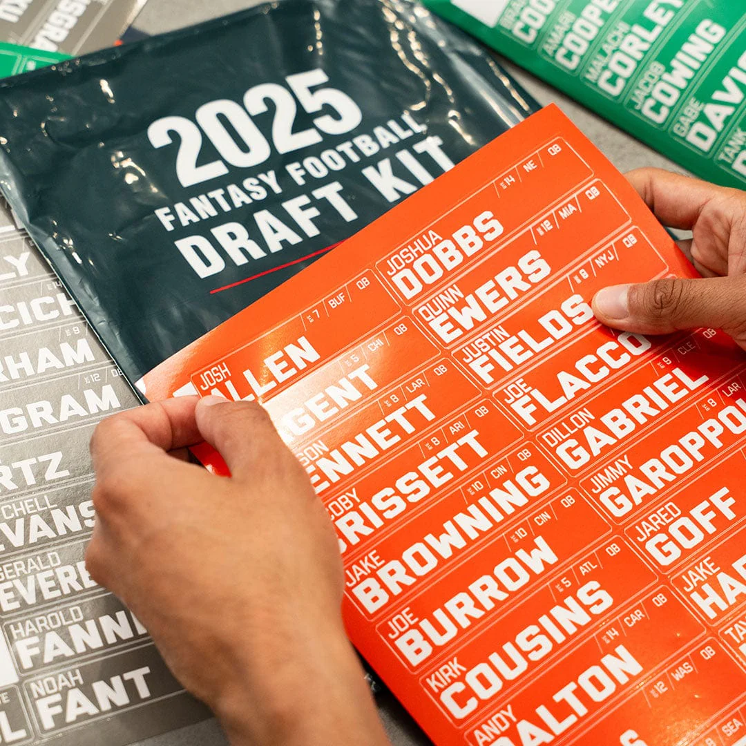 2026 NFL Superstar Fantasy Football Draft Board Kit - 12, 10, 8 team - Image 8