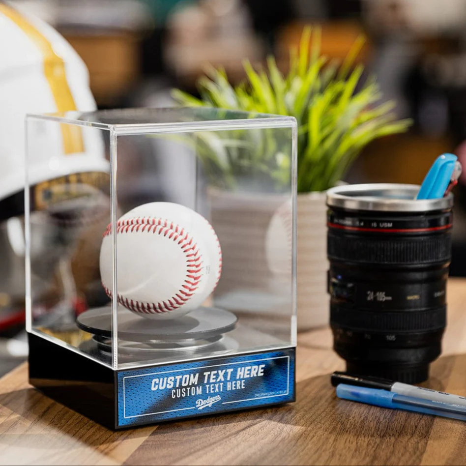 Officially Licensed MLB Large Spinning Display Case - Image 2