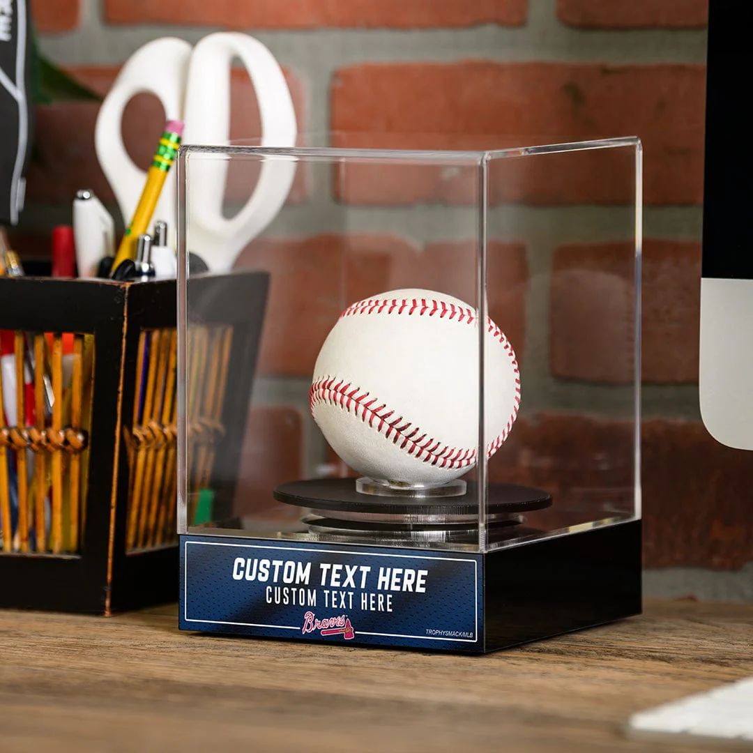 Officially Licensed MLB Large Spinning Display Case - Image 3